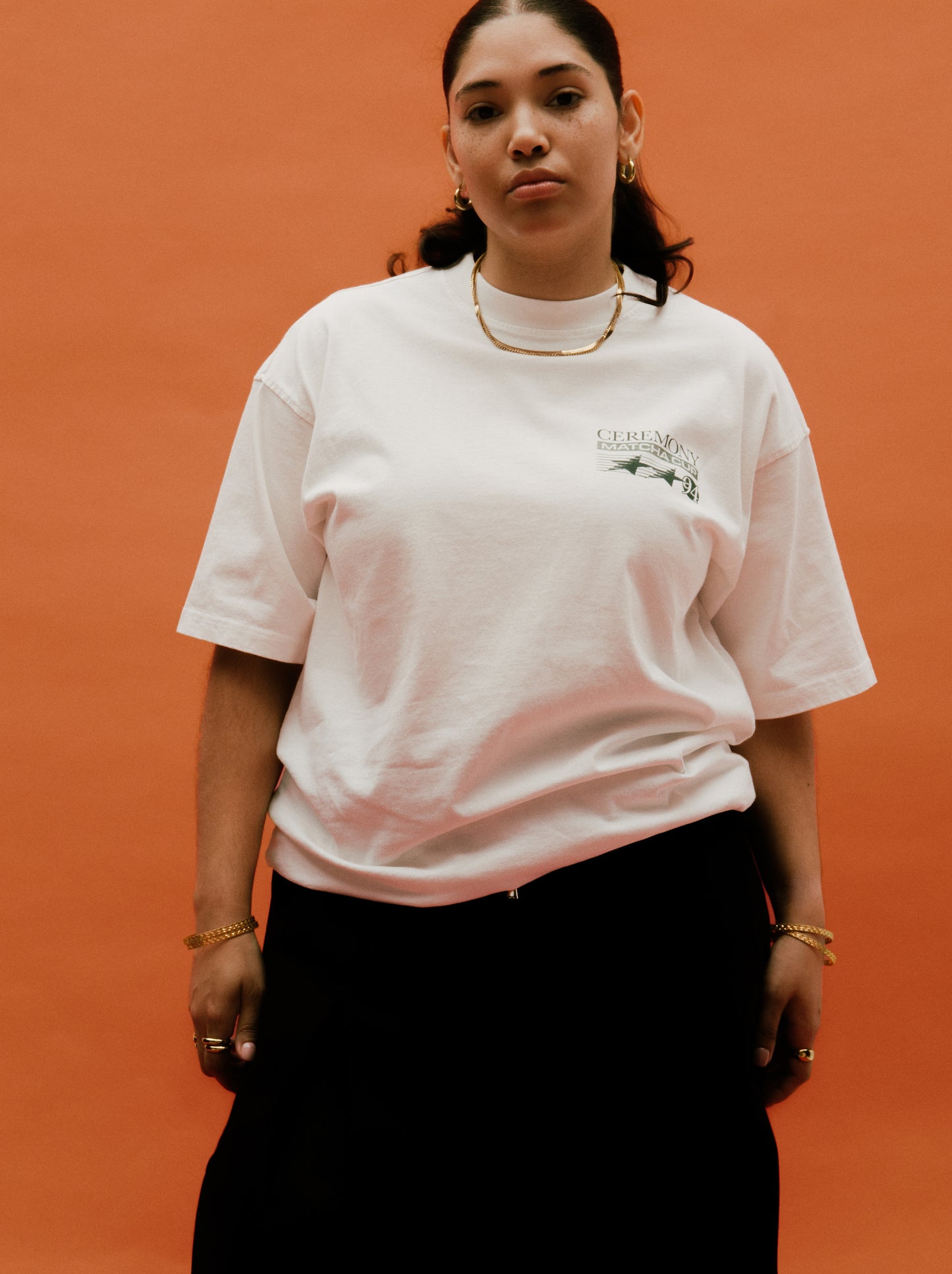 Matcha Cup Tee Evergreen