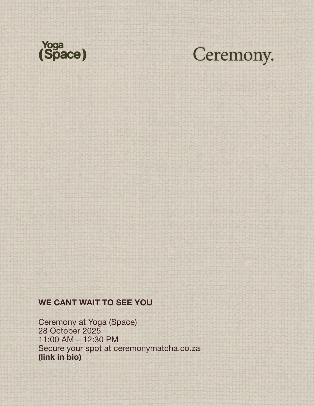 Ceremont at Yoga (Space)